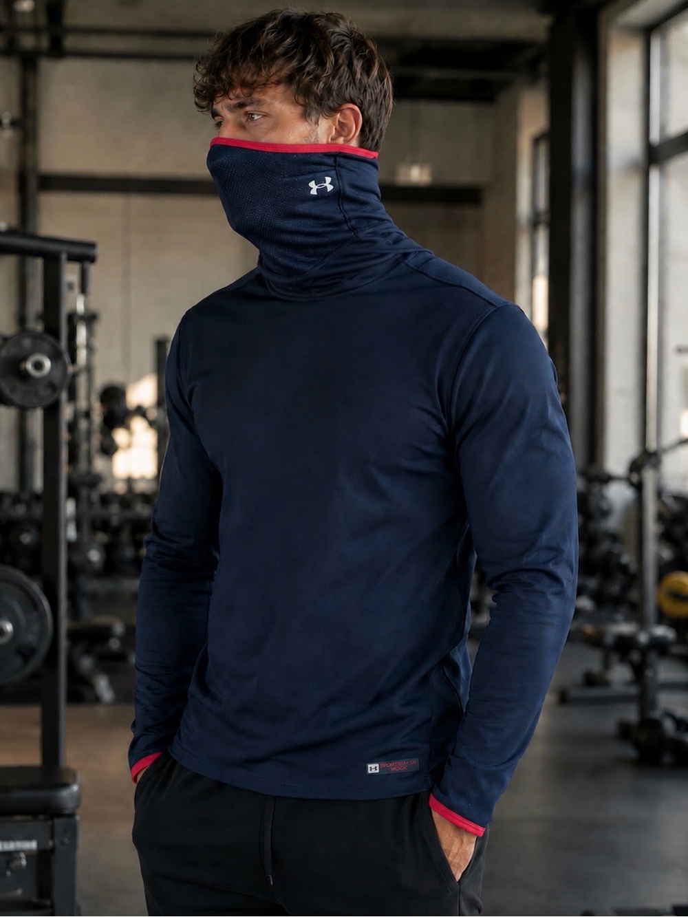 Under Armour ColdGear Sportsmask Hoodie – Men’s L/G